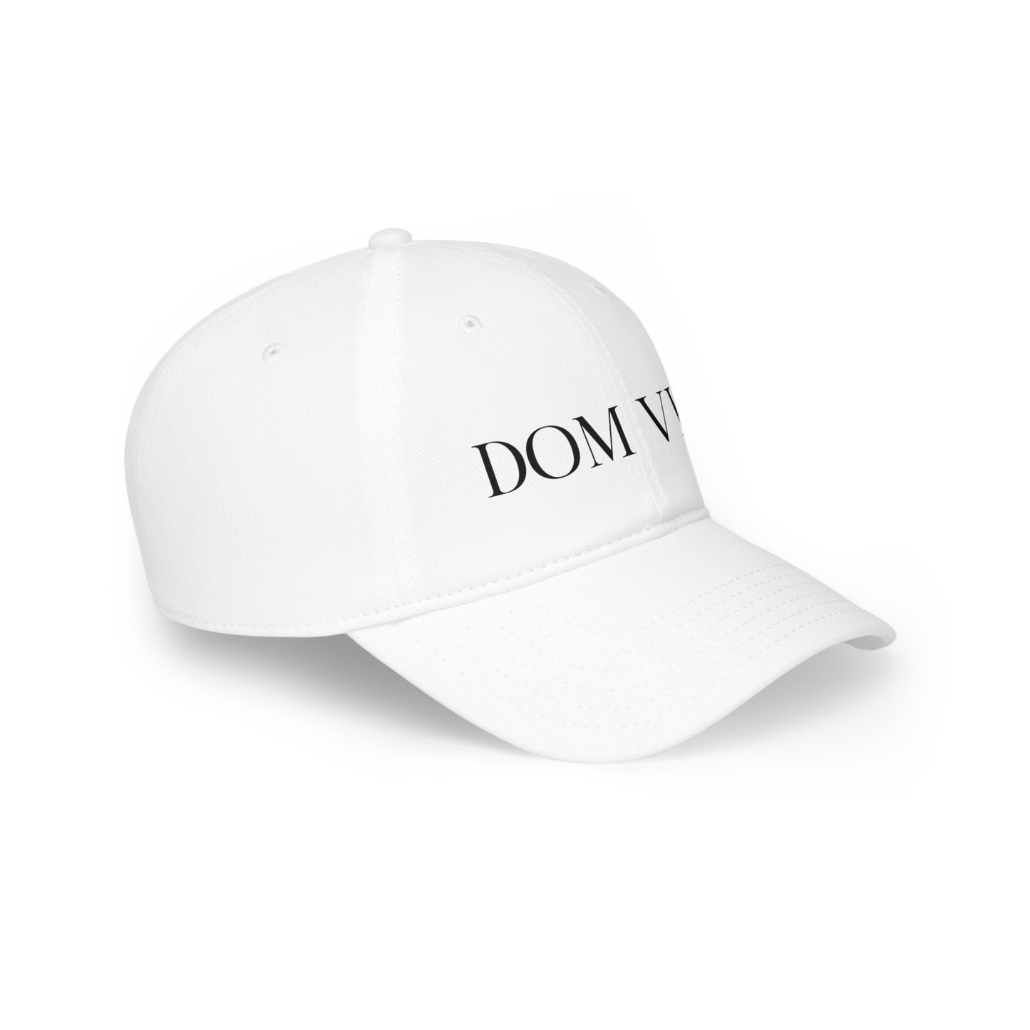 dad cap lower profile designer hat wine black owned california wines